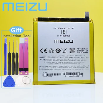 NAUJAS Originalus MEIZU BA711 Baterija MEIZU M6 M711/M711C/M711Q/M711H Mobiliuoju Telefonu + Dovana