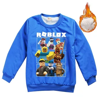 Roblox Vaikų Palaidinės Vaikas, Berniukas, Mergaitė Animaciją Žiemos Paltai Unisex Medvilnės Puloveriai Striukė ilgomis Rankovėmis T-shirt Kalėdų Dovana