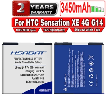 Naujas 3450mAh BG58100/BG86100 Baterija HTC Sensation XE 4G G14 Z710E Z710T EVO 3D X515M X315D Z710E G17 G18 X315E ect