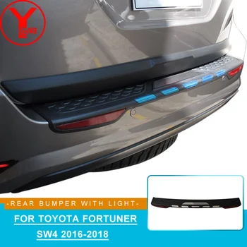 Galinio bamperio dangtelis su šviesą Toyota Fortuner HILUX SW4 2016 2017 2018 2019 ABS automobilių stilius bamperis priedai YCSUNZ