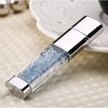 Mados Deimantų Logotipas Specializuotų Kristalų LED Šviesos metalo USB flash Drive, pen drive 8GB 16GB 32GB Papuošalai memory stick usb