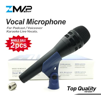 2vnt/Daug Aukščiausios Kokybės Profesionalūs Gyventi Vokalas KSM8HS Dinaminis Laidinis Mikrofonas Karaoke Supercardioid Podcast Microfono Mic