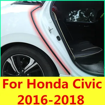 Durys, variklio gaubtas, uodega durų pilną automobilio triukšmo juostos modifikuotų dulkėms atsparus vandeniui juostelės Honda Civic 2016-2018 10 Gen Sedanas