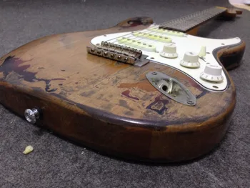 Rory Gallagher Parašas Reliktas elektrine gitara, rankų darbo Alksnis įstaiga