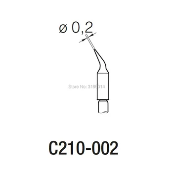 Pristatymas Iš Ispanijos Originalus JBC C210002 Litavimo Patarimas T210 Litavimo Stotis Curvada 0,2 MM Suvirinimo PCB Remonto Įrankiai