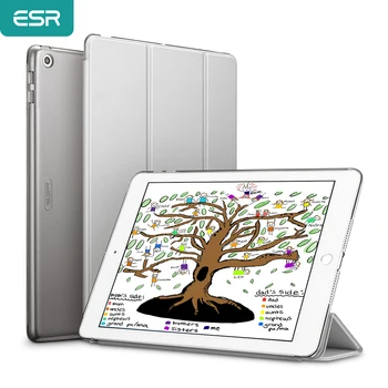 Case for iPad 2 Oro A1566 A1567, ESR Magnetinio PU Oda Atveju Smart Cover 