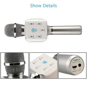 Tosing 02 Bluetooth Mikrofonas Bevielis Karaoke Mikrofonas Kondensatoriaus Magija Mikrofonas KTV Dainavimo Garsiakalbis Žaidėjas Mic