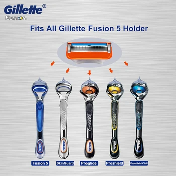 Skutimosi Skustuvų Peiliukai Gillette Fusion 5 Power Skustuvas Veido Kasetės Vyrų Straight Razor Atveju Saugos Skutimosi Priemonės Barzda