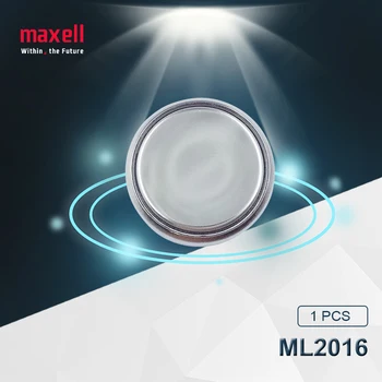 50pc Maxell Originalus ML2016 ML 2016 3v Ličio Jonų Įkraunamoji Ličio Jonų Moneta Ląstelių Mygtuką RTC CMOS Baterija Baterijos
