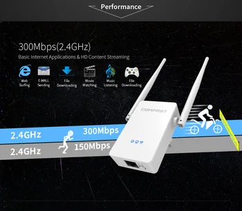 COMFAST Belaidžio Wifi Kartotuvas 1200Mbps Dual Band / 300Mbps 2.4 G Tinklo Wifi Extender Signalo Stiprintuvo Signalo Stiprintuvas Repetidor