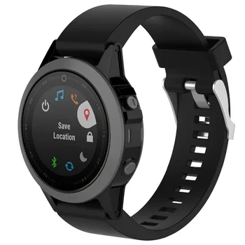 Garmin Fenix5S Smartwatch Sporto Žiūrėti Dirželis su Silikono Juosta Garmin Fenix 5S / Plus, Smart Žiūrėti Metalo Apyrankės Užsegimas Intervalai