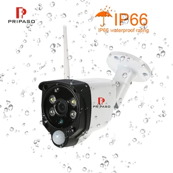 Pripaso 720P 1080P Full HD Žmogaus Aptikimo PIR IP Kamera, WiFi Bevielis Tinklas, CCTV Vaizdo Stebėjimo Saugumo Kameros ONVIF P2P