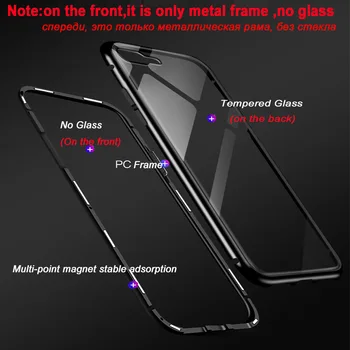 Magnetų generatoriai; Magnetiniai Adsorbcijos Metalo, Hard Case For iPhone XS Max X XR SE 2020 6 6S 7 8 Plius 6Plus 7Plus 8Plus grūdinto stiklo dangtis