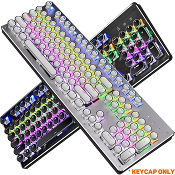 Žaidimų Mechaninė Klaviatūra GamingKeyboard 104Pcs/Set PBT Universalus Apvalus Pagrindiniai Bžūp Keycaps Vyšnių MX Mechaninė Klaviatūra