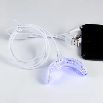 Dantų Balinimo Smart Šalta Mėlyna Led Šviesa, Nešiojamas Prietaisas, 4 USB Įkrauti 