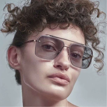 2020Luxury klasikinis mados dizaino macho šešių stilių gradientas objektyvas vyriški akiniai nuo saulės 
