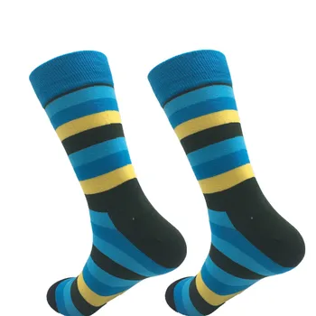 Vyriškos kojinės atsitiktinis aukštos kokybės naujausius modelius, padidinti vyrų laimės kojinės naujų spalvų medvilninių kojinių jokių dovanų dėžutė