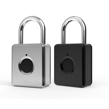 Lengva Nustatyti Smart Užraktas Keyless pirštų Atspaudų Užraktas IP65 Vandeniui Anti-Theft Saugumo Spynos, Durų Bagažo Atveju, Spyna su raktu