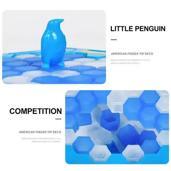 Mini Pingvinas Gaudyklė, Tėvų-vaikų Interaktyvių Pramogų Patalpų stalo Žaidimas, Žaislai Vaikas Šeimoje Pertraukos Ledo Bloko Išsaugoti Pingvinas