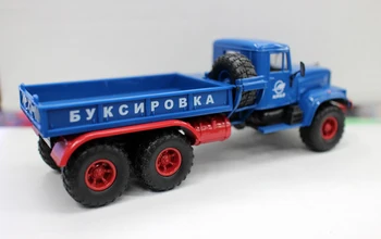 Kolekcines Diecast Žaislo Modelis Dovana, 1:43 Mastelis Sovietų Sąjungos ir rusijos KRAZ 255V1 Sunkvežimių Transportuotojo Transporto priemonės Modelio Apdaila