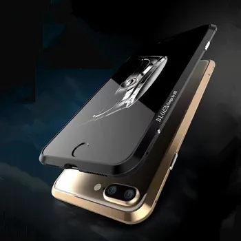 Prabangus Originalus prekių BOBYT Aliuminio Metalo Bamperis Apple iPhone 8 7 Plius Atveju Stulpelis Formos Rėmas