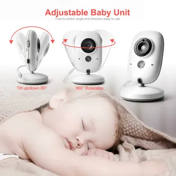 VB603 Video Baby Monitor 2.4 G Bevielio Su 3.2 Colių LCD 2 Garso Kalbėti Naktinio Matymo Priežiūros Saugumo Kameros Aukle