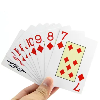 Užsienio Prekybos PVC Plastiko Pločio Prekės Vandeniui Matinio Kortos Didelio Kampo Kodas Pokerio Stalo Žaidimas