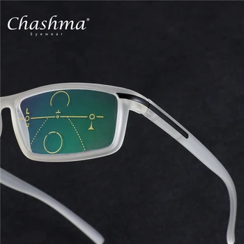 CHASHMA Prekės Progressive Multifocal Lęšio Akiniai Skaitymui Vyrų Presbyopia Toliaregystė Bifocal Sporto Akiniai TR90 Oculos De Grau