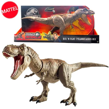 Juros periodo Pasaulio Originalus 56cm Bite Kovoti su Tyrannosaurus Rex Didelį Konkurencinį Filmą Dinozaurų Modelis Veiksmų Skaičius, Žaislas Vaikams