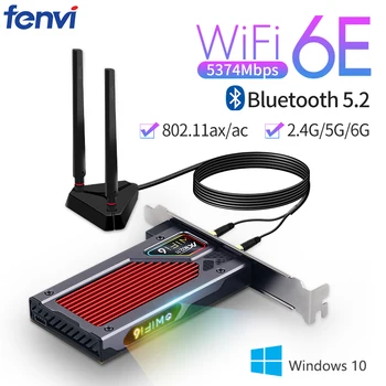 Fenvi Wifi 6e Intel AX210 PCIe Wireless Adapteris 