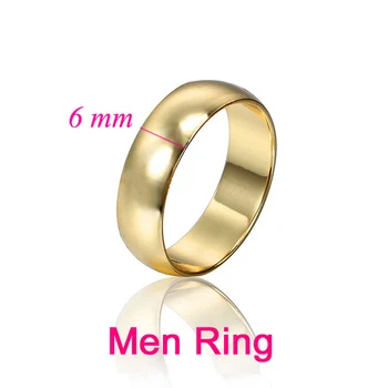 Pora Aukso Žiedus Vestuvinis Žiedas Vyrams, Moterims Aljanso Casamento Alianca Bague Femme Homme Aneis Svetimų Vestuvių Priedai