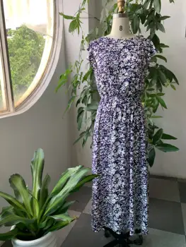 Bellaza Japonijos Moterų, Ilga Suknelė Ir Gėlių Spausdinti Vasaros Pynimas Rankovės Maxi Suknelė Skraiste Femme Vestido 2020 Korėja Falbala Suknelė