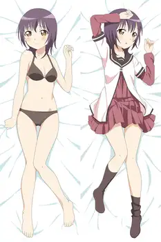 Yuru yuri anime Personažai toshinou kyouko & akaza akari mesti pagalvę padengti YuruYuri kūno Užvalkalas