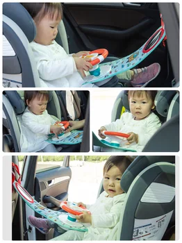 Kūdikių žaislai music Mobile 0-12 mėnesių Modeliavimas Mažas Vairas Copilots Imituojamas Vairo Ankstyvojo Ugdymo Skambėjo s