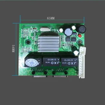 Gamyklos tiesiogiai tiekti 5V (12V 18V aukštos kokybės 3-port Gigabit switch module plačiai naudojamas LED eilutė 3 port 10/100/1000M