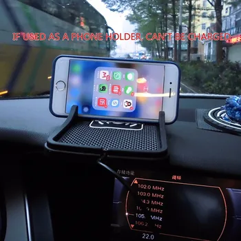 Youbina Belaidis Automobilinis Įkroviklis-QI Bevielio Įkrovimo Pagalvėlę, Minkšto Silikono Įkrovimo Motina su GPS Laikiklį Automobilių Mount