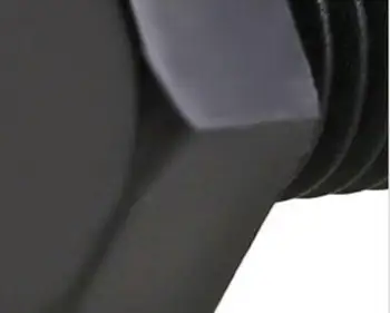 Nemokamas pristatymas 50pcs M6/8mm Juodo Nailono Šešiakampis Lizdo Varžtas Plastiko Hex Galvutės Varžtas