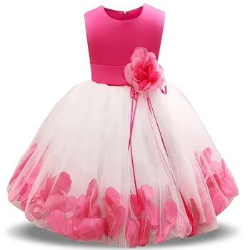 Vaikai 2018 Gėlių Suknelė Maža Mergaitė Suknelės Gimtadienio Ceremonious Vestuvių Bamblys Mergaičių Drabužius Mergina Tutu Suknelė Vaikams