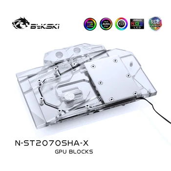 Bykski N-ST2070SHA-X GPU Vandens Aušinimo Blokas ZOTAC RTX 2070 super-8GD6 HA / RTX 2070 super-8GD6 MINI OC