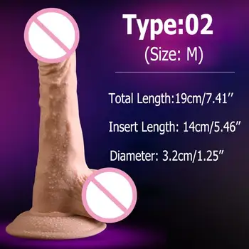 Meselo Šildomos Vibratorių Vibratorius Moterų Masturbator Realistiškas Penis Minkšta Elastinga TPE Gyvis Dildo Erotiniai Suaugusiųjų Sekso Žaislai Moterims