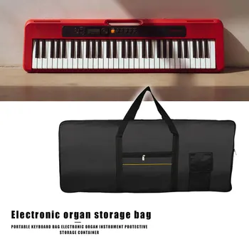Fortepijono Instrumento Klaviatūros Nešiojamų Krepšys Case Dėklas Elektroninių Organų Vandeniui Muzikos Mėgėjams Žaisti Priedai