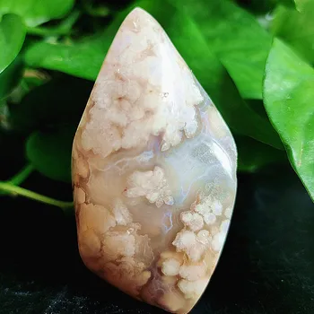 Natūralių akmenų kristalai Sakura agatas liepsna, namo apdaila, akmens chakra gijimą, kristalai