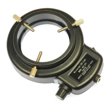 Reguliuojamas 56 LED Žiedo Žibintas šviestuvas Lempa su 110V-240V AC Maitinimo didinamasis stiklas Adapteris, Skirtas pramonės Stereo Mikroskopas
