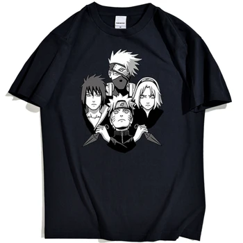 Japonų Anime Naruto T-Shirts Vyrų Uzumaki Naruto Vyrų Spausdinimo Drabužių Vyras Gatvėje Harajuku Viršūnes Patogūs Marškinėliai Vyras