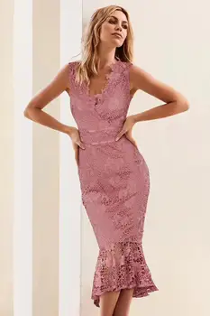Naujas Atvykimo 2020 M Sexy V Kaklo Nėrinių Undinė Tvarstis Suknelė Dizaineris Mados Vakarą Šalis Suknelė Vestido