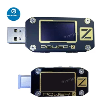 USB Testeris GALIA-Z USB Digital Voltmeter PD Greito Įkroviklio Įtampa Srovės Tipas-C KM001 Matuoklis Galia Banko Detektorius
