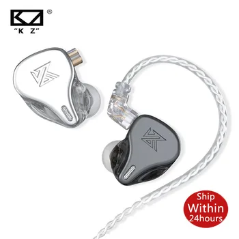 KZ DQ6 3DD Dinaminis Metalo In-Ear Ausinės HIFI Muzikos, Sporto Ausinių Triukšmo Panaikinimo Aukštos Rezoliucijos Ausinę EDX ZSN PRO Z1