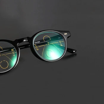 Iboode Vyrų, Moterų Retro Progressive Multifocal Skaitymo Akiniai Aukštos Kokybės Netoli Toli Akyse Didinamąjį Presbyopia Akiniai 2020 m.
