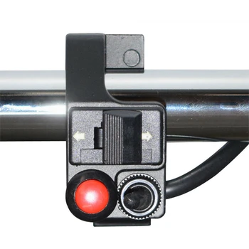 SPEEDWOW 22mm Motociklo Rankenos Kontrolės Sistema, Trijų funkcija Kairėje Žibintai Posūkio Signalo garsinio signalo Jungiklis Motociklo Priedai