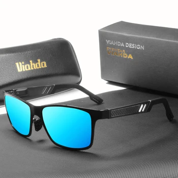 VIAHDA Poliarizuotas Lęšis Akiniai nuo saulės Vyrams Vairuotojo Veidrodėlis Saulės akiniai Vyrų Žvejybos Moterų Sporto Aliuminio Magnio